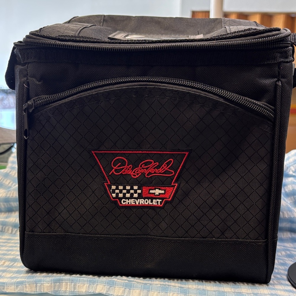 Black Insulated Cooler Bag - Men's Travel Lunch Bag